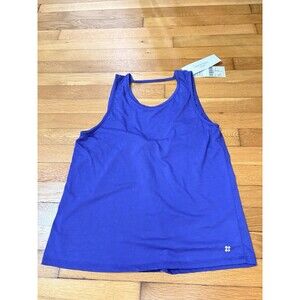 Sweaty Betty Size S Vision Burnout Short Sleeve Vest Blue NWT